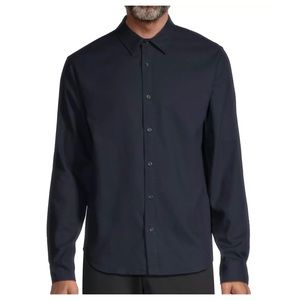 VINCE Dark Blue, Button Up Long Sleeve Dress Shirt/NWT